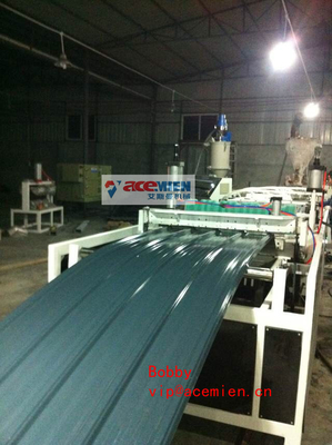 Custom Multi Layer Plastic Corrugated Roof Sheet Machine / Plastic Sheet Extrusion Line 650kg/h