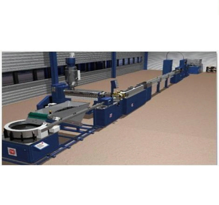 90kw Labyrinth Drip Irrigation Tape Production Line Single Screw Extruder / Making Machine 150 - 200m/Min