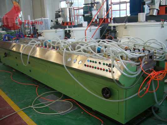 Alloy steel Wood Profile plastic extruder machinery 180 - 450kg / h