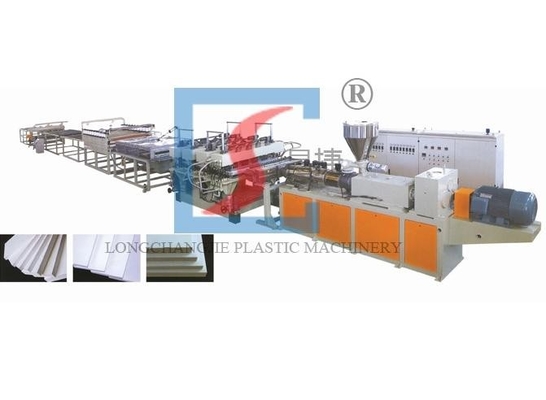 PVC Foam Board Production Line Used In The Bus Train Car Advertise Board Cupboard