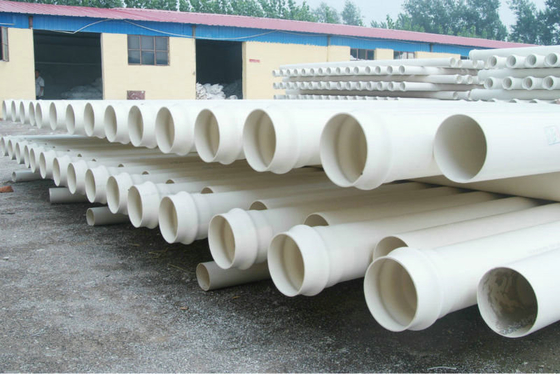 PVC Pipe Plastic Extrusion Line With Conical Twin Screw Extruder , High Output 500kg/h