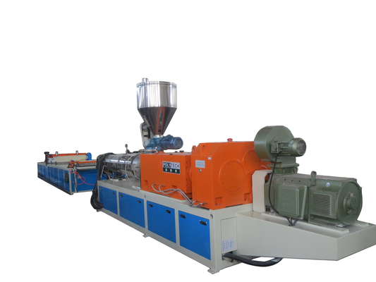 High Efficiency Plastic Roofing Tiles Extrusion Line Double Screw Extruder