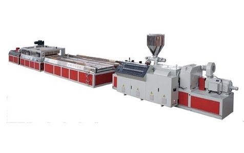 High Automation Plastic Extrusion Line For Window And Door Profile With Power 18.5KW