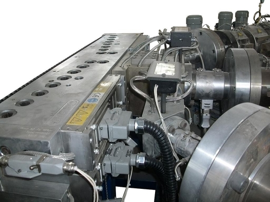 WPC Two Conical Screw Foam Sheet Extrusion Line Anti-Corrosion With Stacker