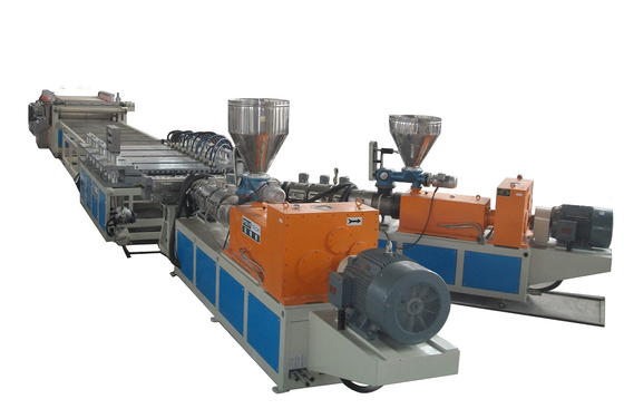 High Automation Plastic Profile Extrusion Line , Compact WPC Profile Production Line