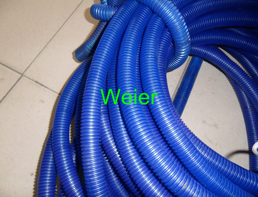 Single Screw PE Corrugated Pipe Production Line / Extrusion Machine 80kg/h