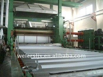 PVC Plastic Sheet Extrusion Line , PVC Flex Banner Sheet Making Machine