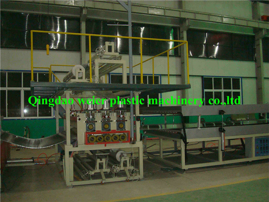 PC Plastic Hollow Sheet / Board Extrusion Line , Width 600 - 2200mm