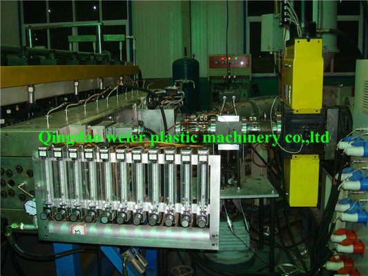 PC Plastic Hollow Sheet / Board Extrusion Line , Width 600 - 2200mm