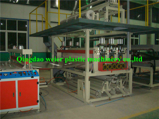 PC Plastic Hollow Sheet / Board Extrusion Line , Width 600 - 2200mm