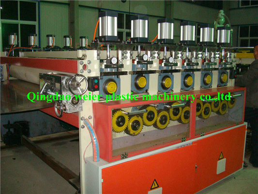 PC Plastic Hollow Sheet / Board Extrusion Line , Width 600 - 2200mm