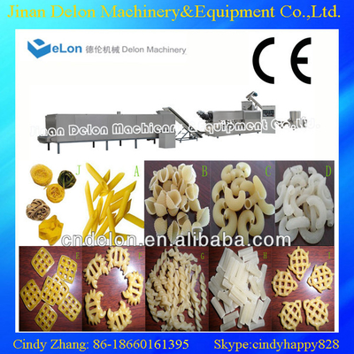 Single Screw extruder Macaroni Pasta Production Line
