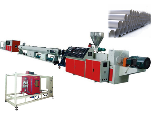 UPVC / CPVC / PVC Pipe Production Line With Conical Twin Screw Extruder SJZS92 / 188