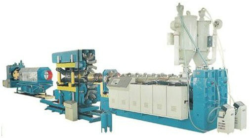 PVC , PE Plastic Double Wall Corrugated Pipe Production Line  90mm ~ 160mm
