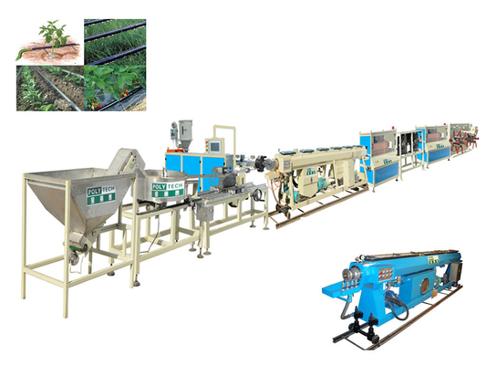 Drip Irrigation Pipe Production Line With Single Screw Extruder SJ65 / 33 High Speed